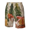 thumbnail image 6 of Uemuo Holiday Christmas Stars Pattern Men's Swim Trunks Hawaiian Beach Bathing Suit Swimsuits Beach Quick-Dry Shorts with Pockets-XX-Large, 6 of 9