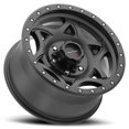 thumbnail image 2 of Ultra 501SB Satin Black 15" Wheel 5x50 5 Lug Satin Clear-Coat, 2 of 2