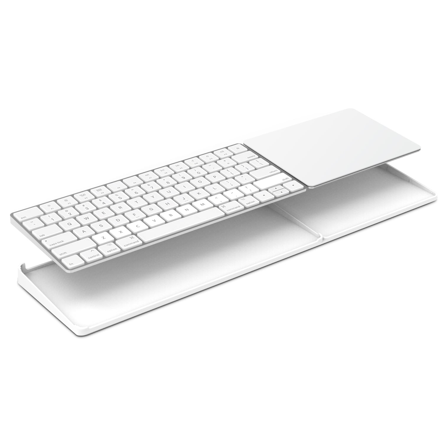 Bestand Stand for Magic Trackpad 2(MJ2R2LL/A) and Apple latest Magic  Keyboard(MLA22LL/A) Apple Keyboard and Trackpad NOT Included (White)