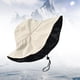 thumbnail image 4 of Sombrero de sol de caza con cola de caballo para mujer, sombrero de pescador para exteriores con borde ancho y protección UV, 4 of 5