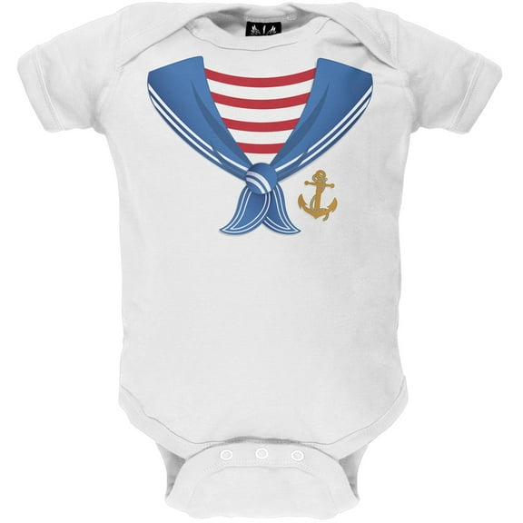 Halloween Sailor Costume Baby One Piece - 0-3 months