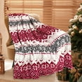thumbnail image 6 of Christmas Flannel Throw Blanket 50x70 Inches Reindeer Snowflake Printed Soft Warm Holiday Decor for Couch Bedroom Home Decorations, 6 of 7