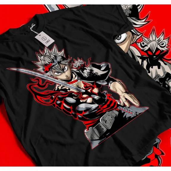 Black Clover Tshirt Asta Yami Sukehiro Yuno Tee Anime T-Shirt Luck Voltia 147 | eBay