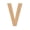 V, variant on 6 Pack: 8" Wood Block Letter by Make Market®