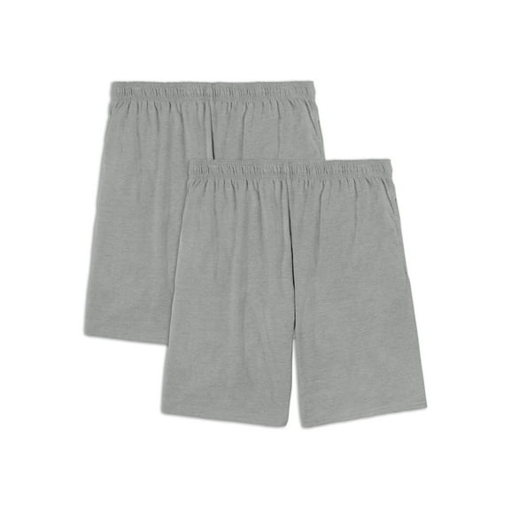 Fruit of the Loom Men's EverSoft Cotton Shorts with Pockets, 8.5-9.5" Inseam, 2 Pack (Size - Small)