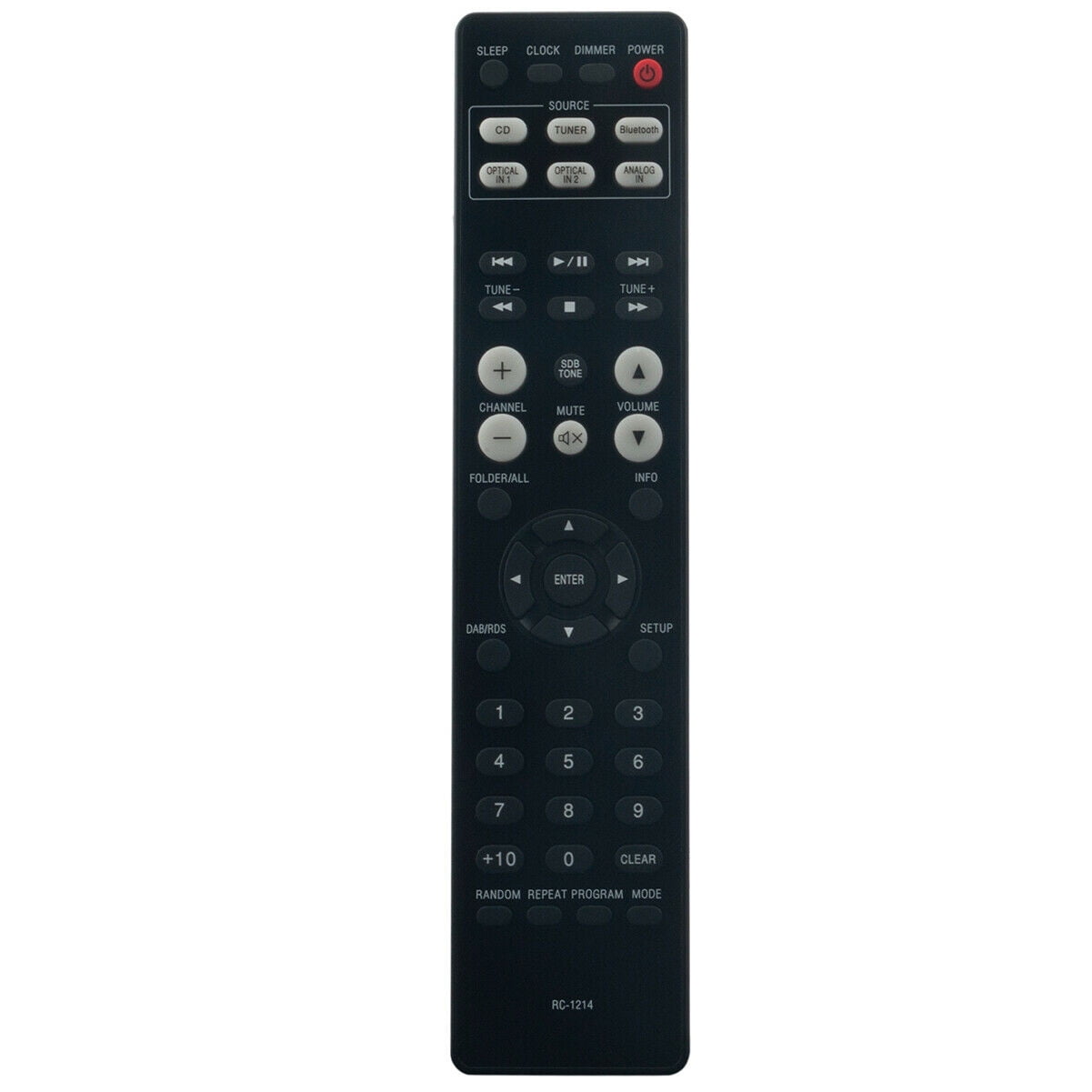 New RC-1214 Replace Remote for Denon CD Receiver RCD-M41 RCD