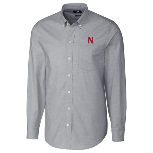 Cutter & Buck - Nebraska Huskers Cutter & Buck Big & Tall College Vault ...