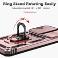 thumbnail image 3 of Estuche GANGXUN para Xiaomi Redmi Note 12 5G, soporte giratorio 360°, estilo mecánico y magnético, 3 of 5