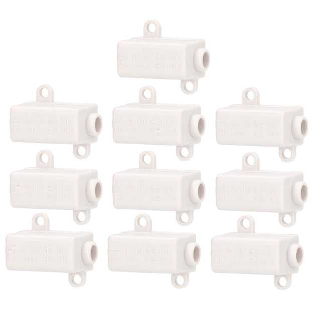 Divisor de cable ABS de 10 piezas, bloque de terminales tipo T de alta potencia, línea principal sin ruptura, 400 V, 60 A