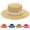 Beige, variant on Classic Natural Straw Boater Hat Men Women Handmade Skimmer Hat Vintage Flat Top Hat Panama Style 20s Party