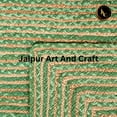 thumbnail image 2 of Jaipur Art And Craft Runner Green Braided Rug Handmade Chindi Jute Cotton Area Rug (2.6x8 Sq ft), 2 of 7
