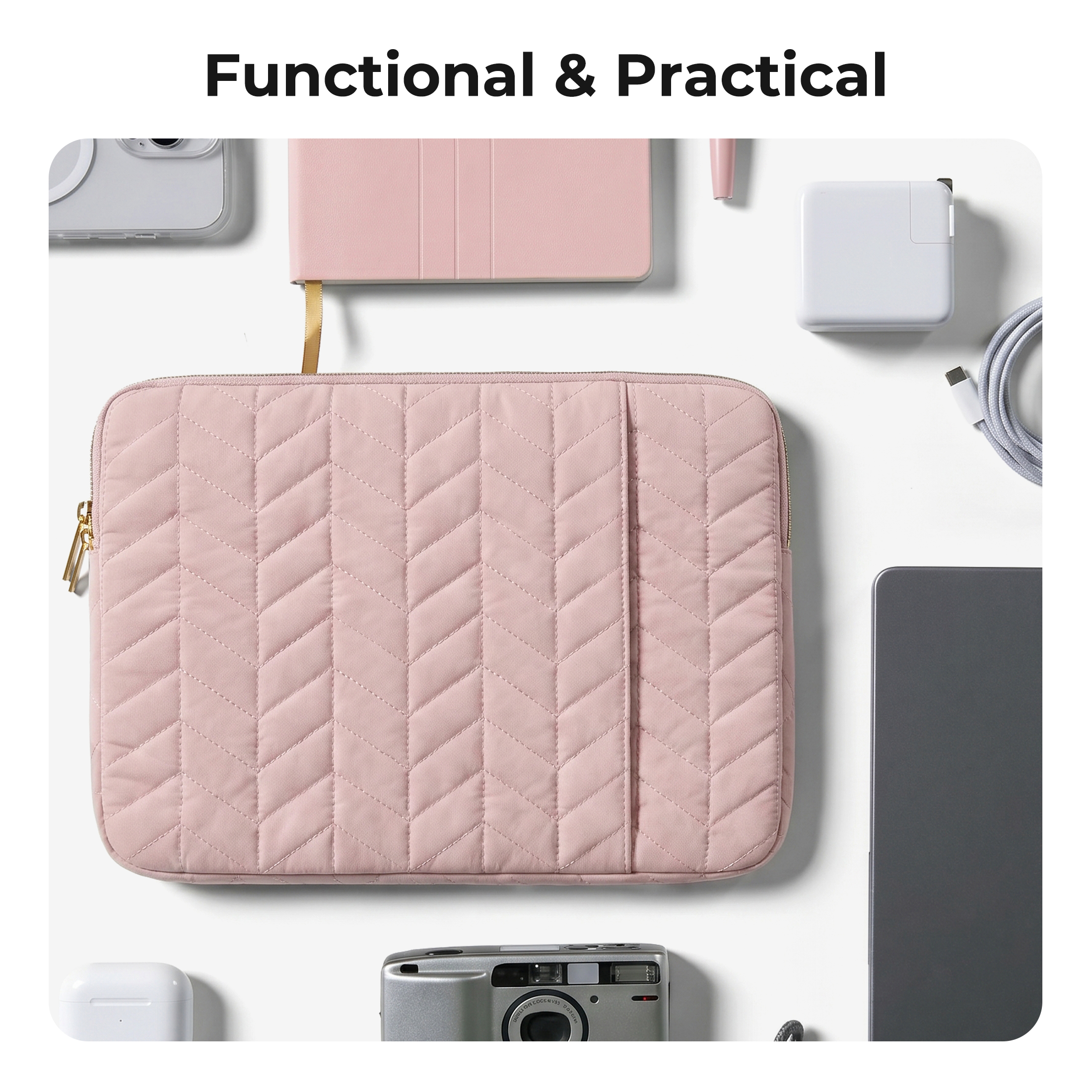 Bagsmart 13-Inch Laptop Sleeve Protective Case photo 8