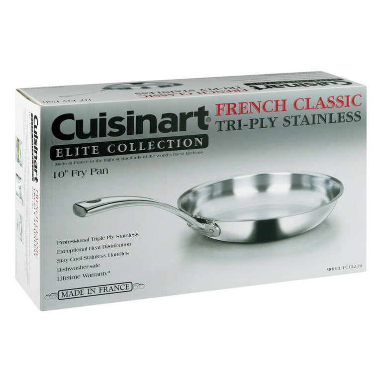 Cuisinart French Classic Tri-Ply Stainless 10 Fry Pan, 1.0 CT