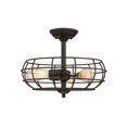 thumbnail image 1 of Savoy House 1-8075-3-13 Scout 3 Light Semi-Flush en Bronze Anglais, 1 of 5