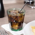 thumbnail image 2 of TrueCraftware- Set of 12 Diamond 8 oz. Rock Tumbler/Drinking Cups Green Polycarbonate-Premium Iced Tea Glasses Stackable Reusable Dishwasher Safe Break-Resistant for Home and Restaurants, 2 of 7