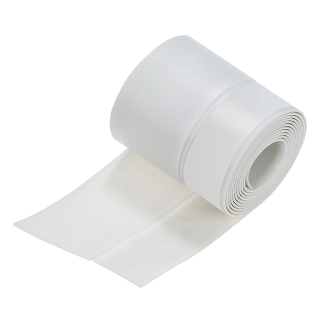 Matsuzay Tira de sellado de ventana, pegatina de sellado autoadhesiva de pelado de clima de silicona para puerta, grieta de vidrio, ventana, puerta, cinta Juegos de accesorios de baño Blanco 45 mm Matsuzay HA003325-03
