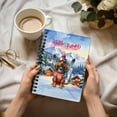 thumbnail image 3 of Hello Welcome Winter The Ski Bloodhound Snowy Day Spiral Bound Journal Dog Lover 5x7in Spiral Notebook - 13013, 3 of 5