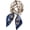 B001- Navy Blue, variant on 27.5"x27.5" Satin Square Scarves for Women - Assorted Printed Silk Feeling Bandana & Neck Scarf Set