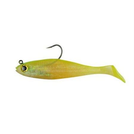 Chartreuse Shiner - PowerBait Swim Shad, 4 in. - Shiner Chartreuse