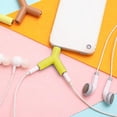 thumbnail image 4 of 3.5mm Audio Splitter - Male to 2 Female, Compact & Keychain Cap - Stereo Adapter for Headphones/MP3 Players, 4 of 4