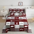 thumbnail image 2 of Manfei Jungle Wildlife Deer Bedding Comforter Set,Country Farmhouse Lodge Twin Comforter Sets,Outdoor Adventure Bedding Set For Kids,Breathable Home Decor Reversible,2-Piece, 2 of 8