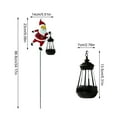 thumbnail image 2 of Solar Christmas Decorations, 2025 New Santa Claus Solar Watering Can Kettle Lights Outdoor Christmas Decorations, Metal Waterproof Garden Lantern for Yard, Patio, Lawn, Pathway (Warm White), 2 of 5