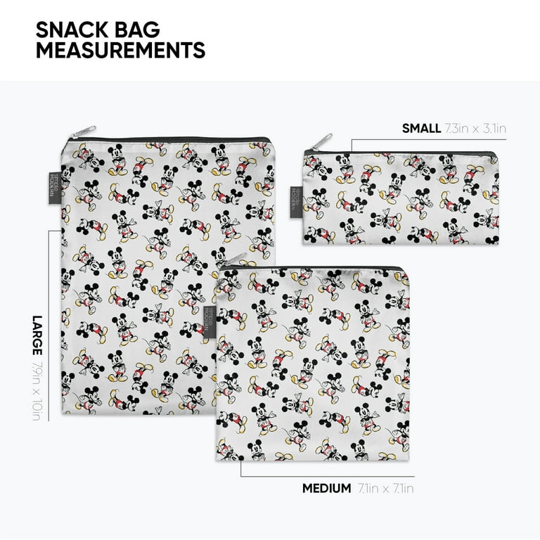 Simple Modern Ellie Reusable Sandwich Snack Bag Food Storage, 3 Pack