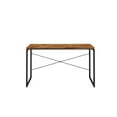 thumbnail image 2 of Bowery Hill Contemporary Wood Desk in Oak & Black, 2 of 3