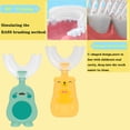 thumbnail image 3 of Cepillo de dientes en forma de U para niños, blanqueamiento dental, 3 of 5