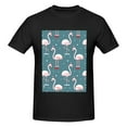 thumbnail image 4 of Bingfone Flamingo Men'S Loose Fit Short-Sleeve Pocket T-Shirt, 4 of 7