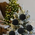 thumbnail image 5 of 12Pcs Flocked Christmas Balls Velvet Christmas Tree Ornaments 2.36 Inch Shatterproof Xmas Decorations Hanging Baubles for Holiday Wedding Party Home Decor Christmas Tree Decor, 5 of 8