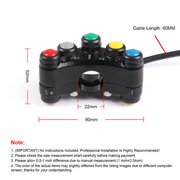 Multifunction Motorcycle Scooter Handlebar Headlight Indicator Switch Controller