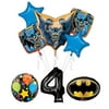 The Ultimate Batman 4th Birthday Party Supplies and Balloon Decorations