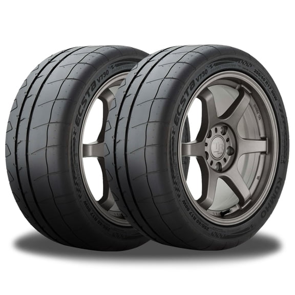 2 Kumho Ecsta V730 235/45R17 94W EXTREME Performance Summer Track Tires 200AAA 2283963 / 235/45/17 / 2354517
