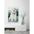 thumbnail image 6 of Parvez Taj White Furry Friend Canvas Wall Art, 6 of 9
