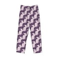 thumbnail image 6 of Uemuo Leopard Print Pattern Men's Wide Leg Palazzo Lounge Pants with Pockets Light Weight Loose Comfy Casual Pajama Pants-Medium, 6 of 9