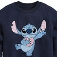 thumbnail image 3 of Disney - Lilo & Stitch - Stitch Hearts You - Toddler & Youth Crewneck Fleece Sweatshirt, 3 of 5