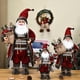 thumbnail image 3 of Papá Noel navideño para muñeca con bolsa de regalo, lámpara de aceite, bata larga, estatuilla de pie, 3 of 5