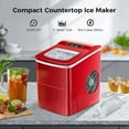 AGLUCKY Ice Makers Countertop with SelfCleaning, 26.5lbs/24hrs, 9