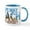 White/Blue Inside, variant on CafePress - Summer Cape May New Jersey Mugs - 11 oz Ceramic Mug - Novelty Coffee Tea Cup