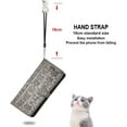 thumbnail image 3 of Crossbody Wallet Cell Phone Case for Samsung Galaxy A03 Core,Cute Cat Dog Cartoon Style Flip Case Cover with Removable Lanyard Strap for Samsung Galaxy A03 Core MGG Grey, 3 of 14