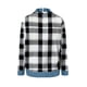 thumbnail image 5 of RKSTN Women's Plaid Print Sweatshirts Oversized Lapel Denim Patchwork Stitching Pullover Top Womens Casual Plus Size Turndown Collared Loose Long Sleeve T Shirts Trendy Retro Streetwear Sweatshirt, 5 of 5