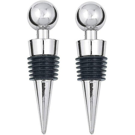 

Set Of 2 Stainless Steel Red Wine Bottle Stoppers