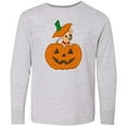 thumbnail image 3 of Inktastic Halloween Chihuahua Pumpkin Long Sleeve Youth T-Shirt, 3 of 5