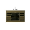 thumbnail image 3 of Elegant Kitchen and Bath Alden 54 Inch Single Bathroom Vanity In Chestnut Brown, 3 of 13