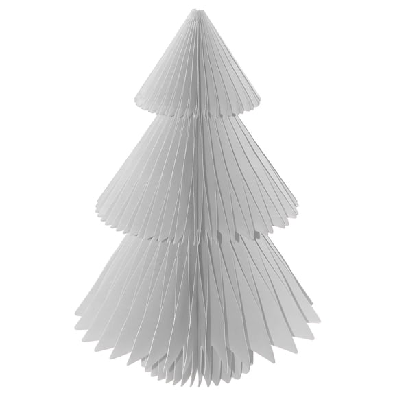 Briarwood Lane Christmas Honeycomb Paper Decor 7.87x7 White Tree Honeycomb - Large Magnetic For Christmas Honeycomb Paper Decor Party Centerpiece Decoration