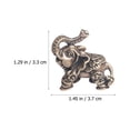 thumbnail image 2 of 2PCS Brass Old Treatment Couple Elephant Decor Chic Brass Couple Elephant Crafts, 2 of 8