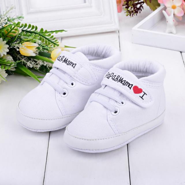 Follure Clothing Baby Infant Kid Boy Girl Soft Sole Canvas Sneaker Toddler Shoes Wh 12 Walmart Com Walmart Com