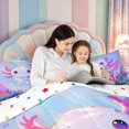 thumbnail image 4 of Manfei Funny Axolotl King Size Comforter Sets,Cute Aniaml Salamander Comforters King Size,Polkadot Reversible,3 Pieces,1 Comforter and 2 Pillowcases, 4 of 7