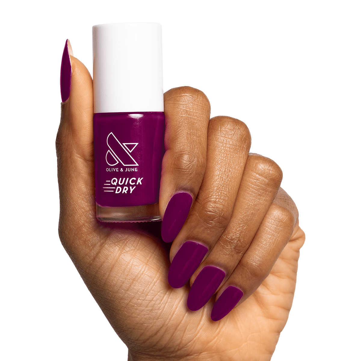 Olive & June Quick Dry Nail Polish, Mulberry, 0.3 fl oz